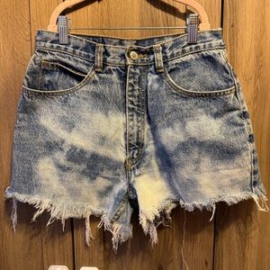 Vintage Jordache Basic 100% Cotton High Rise Cut-Off Shorts Size 28 Waist
